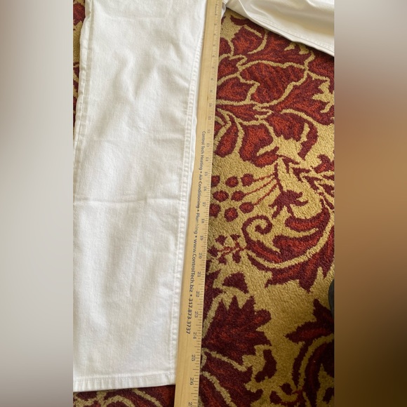 🆕 Gap Maternity True Waistband Full Panel Vintage Slim Jean White Size 4 - Picture 11 of 12